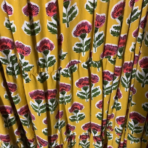 Sincerely Jules Yellow Floral Midi Dress - Picture 4 of 7